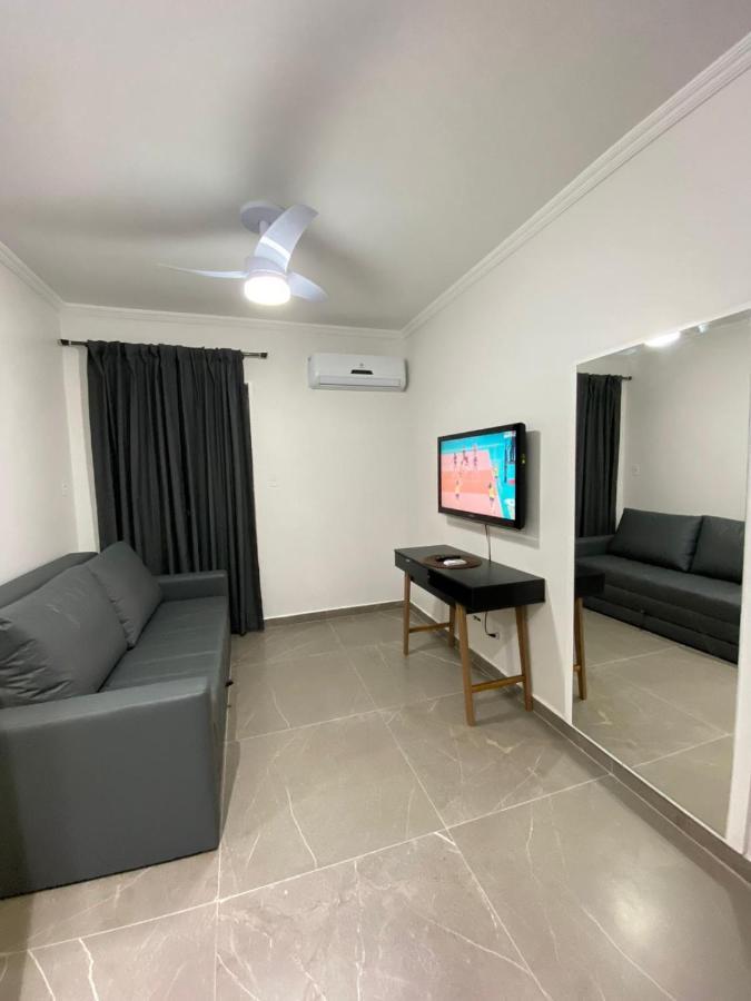 Flat - Acomoda Ate 4 Hospedes - Bairro Do Gonzaga - Santos Sp Eksteriør bilde
