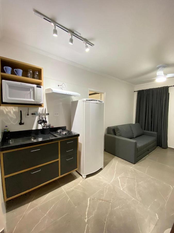 Flat - Acomoda Ate 4 Hospedes - Bairro Do Gonzaga - Santos Sp Eksteriør bilde