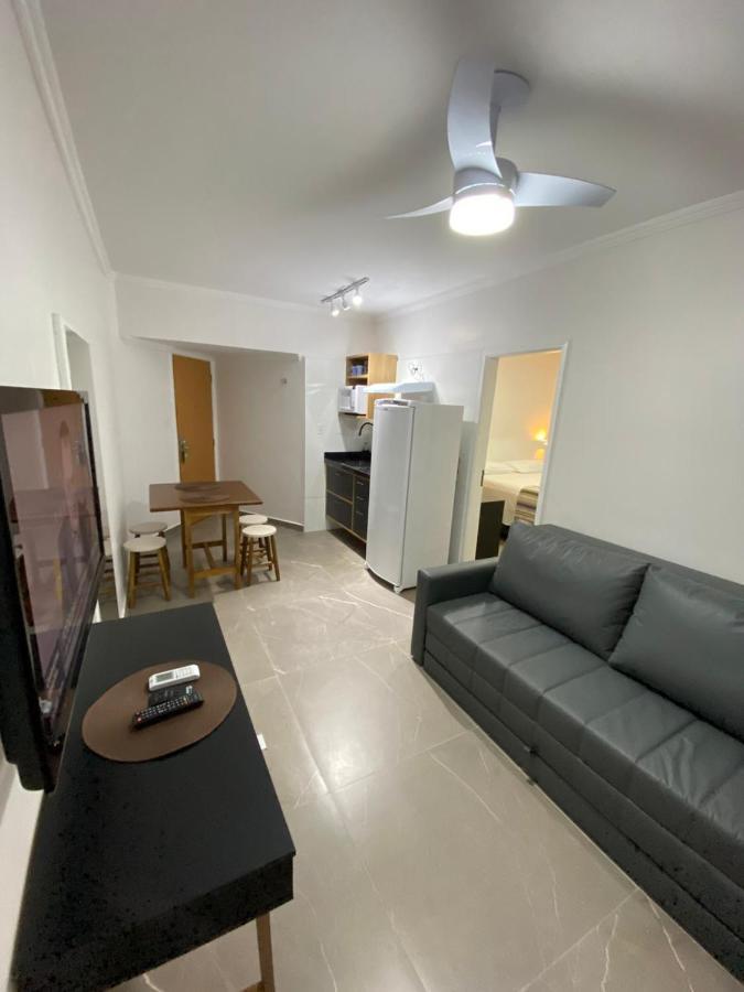 Flat - Acomoda Ate 4 Hospedes - Bairro Do Gonzaga - Santos Sp Eksteriør bilde